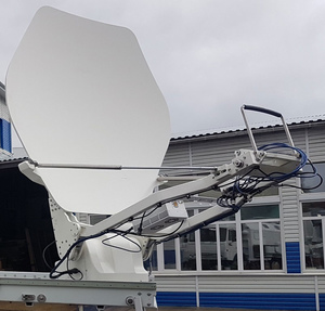 Июнь 2018 - поставка 2-х антенн SNG 1.5 м со сменными облучателями C и Ku-диапазонов