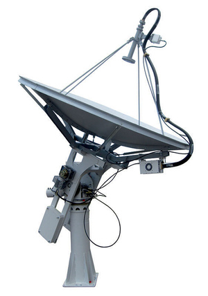 Июнь 2015 - Поставка 2-х полноповоротных антенн 2.4 м С-диапазона для работы по КА на ВЭО